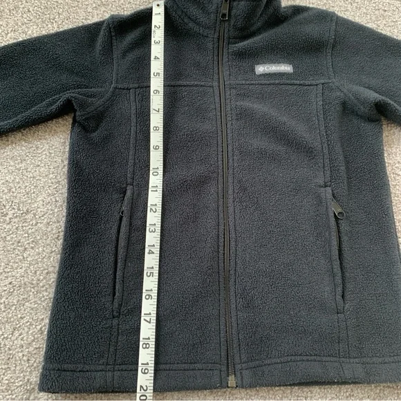 Columbia Fleece Jacket Full Zip Black - Picture 9 of 9